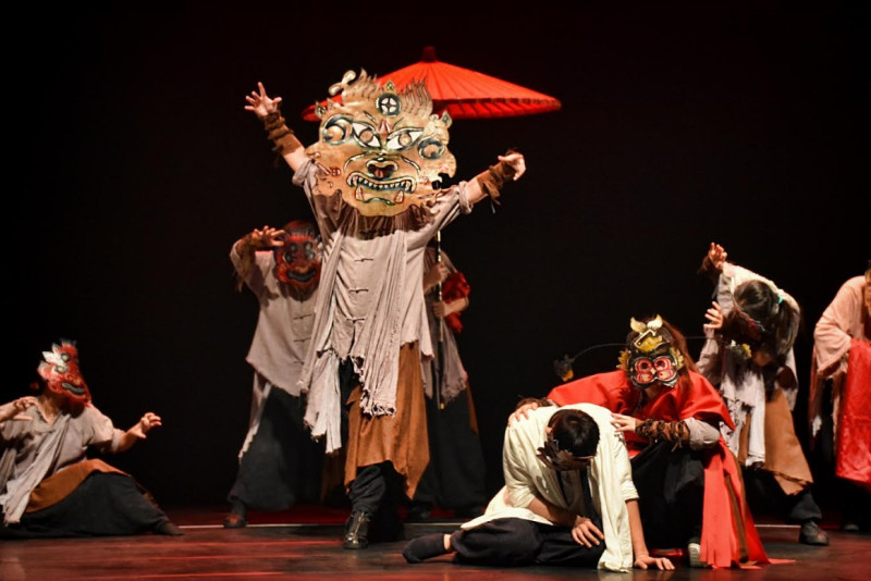 2017兩岸小劇場藝術節《羅剎國》演出劇照。   圖：廣藝基金會/提供