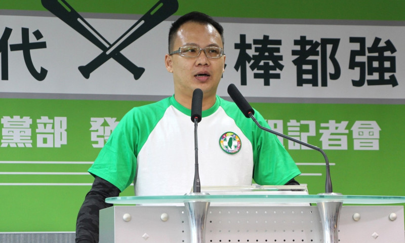 民進黨發言人林琮盛20日強調，台灣前途應由2300台灣人民決定。   圖：民進黨提供