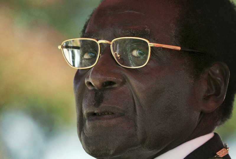 辛巴威總統穆加比21日同意辭去總統職。   圖：達志影像/美聯社