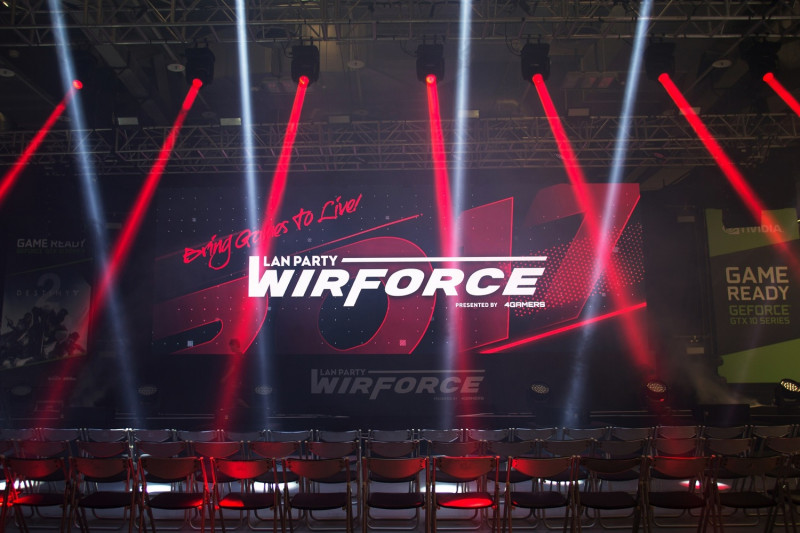 WirForce 2017打造3大互動舞台、8大對戰區域，眾多精彩活動80小時日夜不停歇。   圖：主辦單位/提供