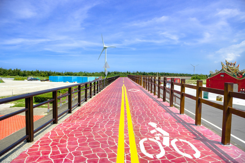 台中市政府推動「自行車369計劃」打造優質自行道路網，以建置600公里自行車道為目標，提升地區自行車通行安全及路線騎乘品質。   圖：台中市政府/提供