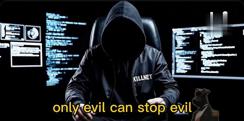 俄羅斯「Killnet」駭客集團2025年8月對歐盟發出警告宣稱將進行大規模網路行動。 圖：截取「X」@MyLordBebo 