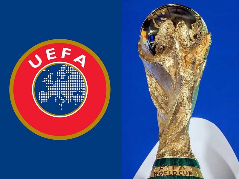 歐洲足球協會聯盟（UEFA）強烈反彈，痛批「足球不是國際足總能夠出售的資產」。 圖:翻攝自X帳號@DataFutebol