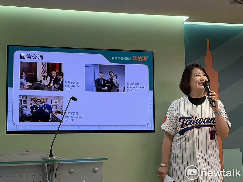  立委吳思瑤說明訪美過程 圖：高逸帆／攝 