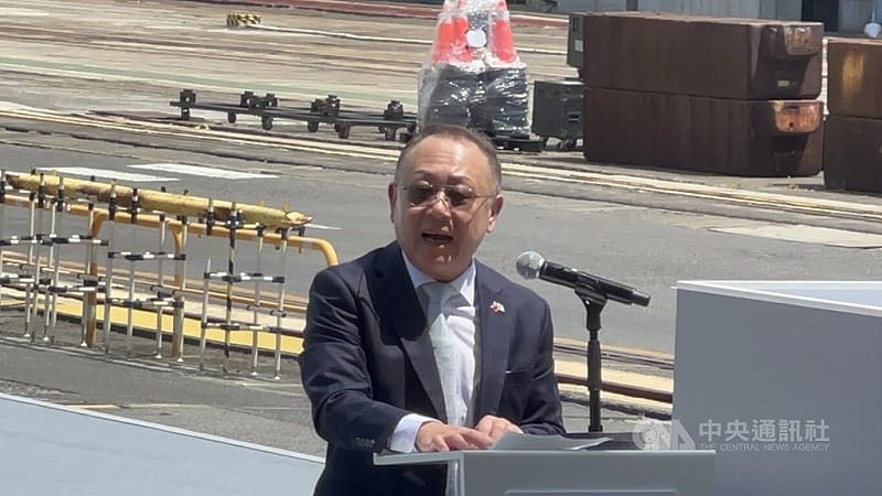 台灣高鐵採購12組新世代列車N700ST，首組新車30日出廠，台灣高鐵董事長史哲表示，有信心在台日雙方長年合作的良好基礎下，新車完成測試後，2027年7月1日能正式上線。中央社記者記黃巧雯攝　115年7月30日&nbsp;&nbsp;&nbsp;
