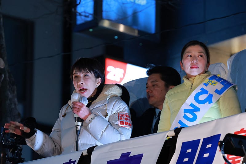  日本首相高市早苗在今年2月眾議院改選期間，原主張將食品消費稅率降至0%。 圖：翻攝自@takaichi_sanaeＸ（資料照） 