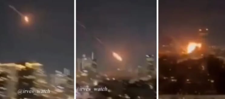伊朗高超音速導彈襲擊以色列的目標。 圖 : 翻攝自軍事觀察 伊朗高超音速導彈襲擊以色列的目標。 圖 : 翻攝自軍事觀察