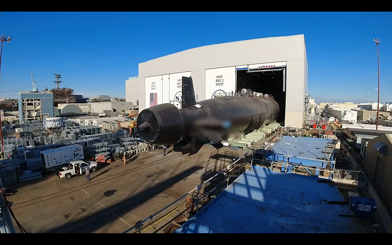 美國國防部近日宣布總額達 766 億美元的重大潛艦建造案。 圖:翻攝自影片