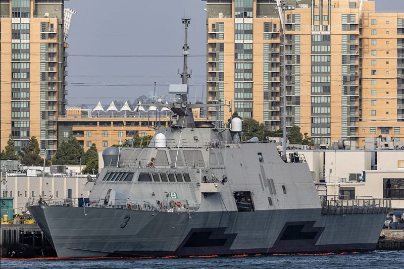 美國海軍29日除役自由級濱海戰鬥艦「沃斯堡號（LCS-3）」。&nbsp;&nbsp;&nbsp;圖：翻攝US Navy