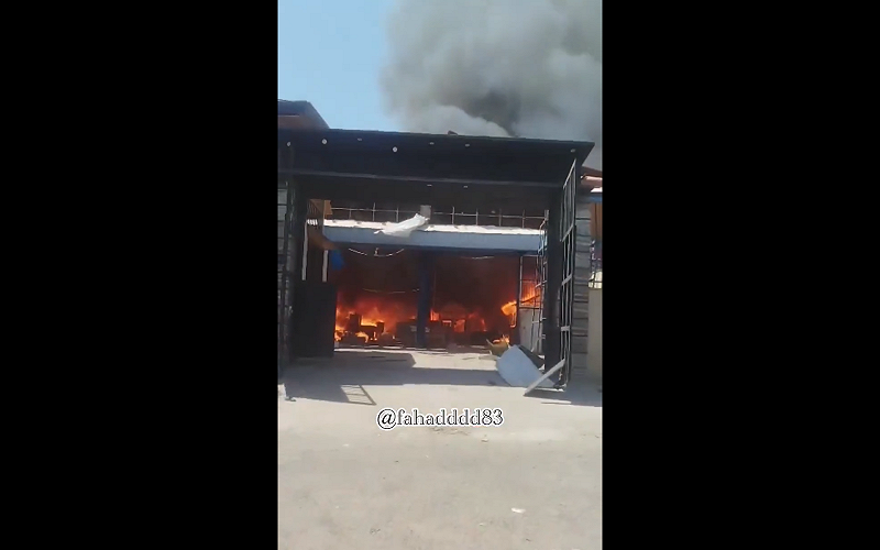 伊朗境內同樣傳出爆炸事件。德黑蘭以南的沙姆沙巴德工業城發生爆炸，據通報至少 18 人受傷。&nbsp;&nbsp;&nbsp;圖:翻攝自影片