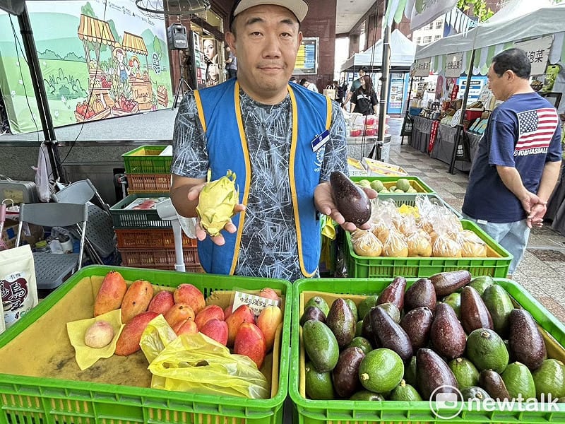 中友百貨小農市集。&nbsp;&nbsp;&nbsp;圖：唐復年/攝
