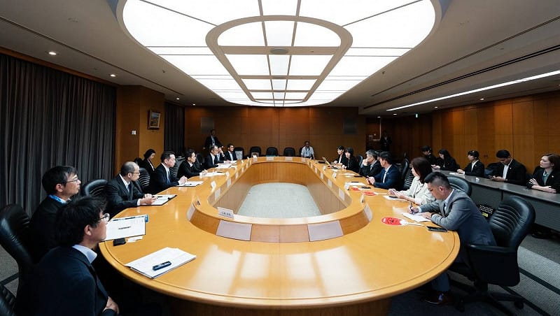 高市府團隊拜會日本千葉縣，雙方合作也從既有的運動、教育交流，持續拓展至港灣及城市治理等領域。&nbsp;&nbsp;&nbsp;圖：高雄市行國處／提供
