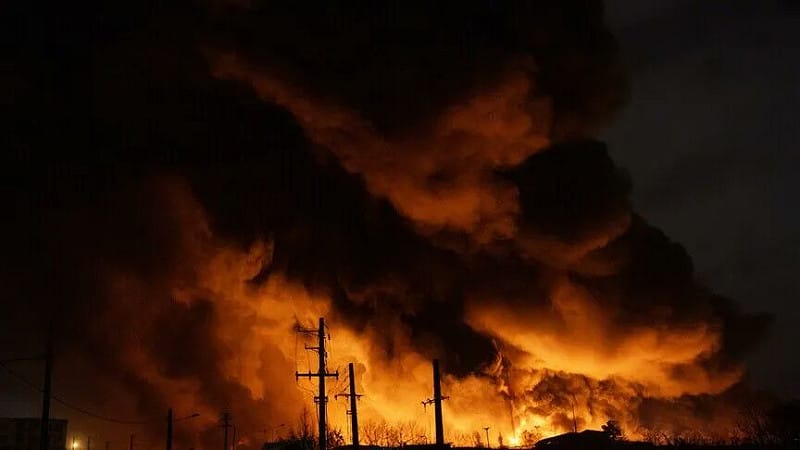 沙烏地阿拉伯一處天然氣廠遭胡塞武裝發動襲擊爆炸。 圖:翻攝自 X @RealGeorgeFree 沙烏地阿拉伯一處天然氣廠遭胡塞武裝發動襲擊爆炸。 圖:翻攝自 X @RealGeorgeFree