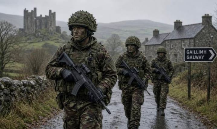 對新愛爾蘭共和軍( New IRA) 宣布將發動內戰的消息,英國軍方如臨大敵。 圖 : 翻攝自X Constitution 對新愛爾蘭共和軍( New IRA) 宣布將發動內戰的消息,英國軍方如臨大敵。 圖 : 翻攝自X Constitution