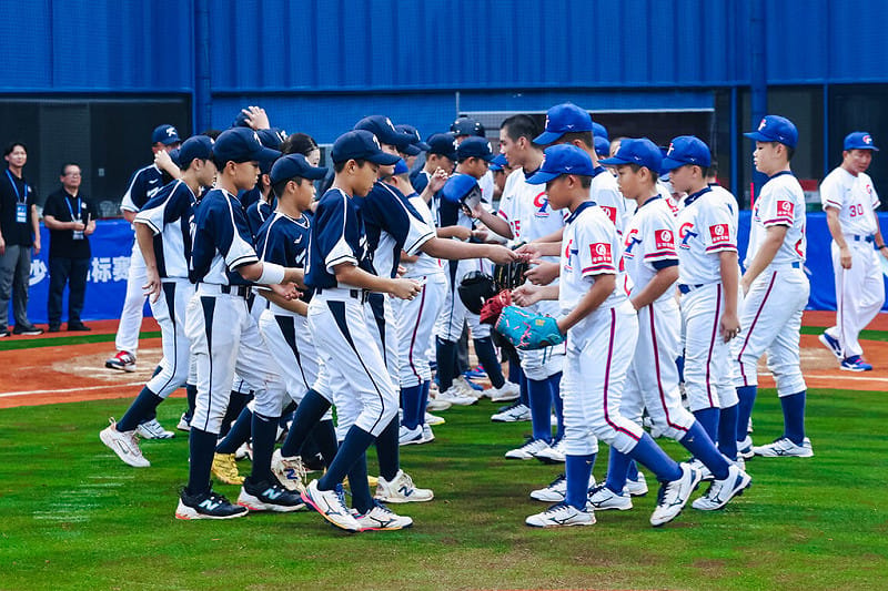 2026亞洲少棒錦標賽台灣隊11日與韓國交手，攸關晉級關係，最終台灣投打發揮，順利以3比1擊敗韓國，預賽2連勝，以分組第1名晉級。（中國棒球協會提供）中央社記者謝靜雯傳真　115年8月11日&nbsp;&nbsp;&nbsp;