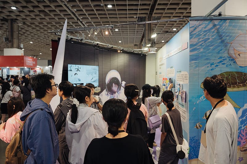 7天展期人潮絡繹，吸引大批民眾與業界人士接連湧入觀展。&nbsp;&nbsp;&nbsp;圖：文策院提供