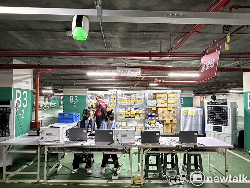 賴清德前往衛福部雙和醫院視導「新北市2026城鎮韌性（全民防衛動員）演習－醫療降載、地下化演練」。&nbsp;&nbsp;&nbsp;圖：高逸帆／攝