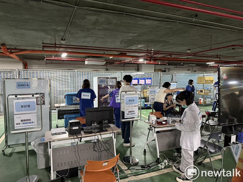 賴清德前往衛福部雙和醫院視導「新北市2026城鎮韌性（全民防衛動員）演習－醫療降載、地下化演練」。&nbsp;&nbsp;&nbsp;圖：高逸帆／攝