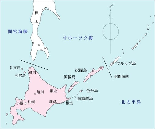 日本政府所稱「北方四島」包括擇捉島、國後島、色丹島及齒舞群島。&nbsp;&nbsp;&nbsp;圖：翻攝自日本外務省官網
