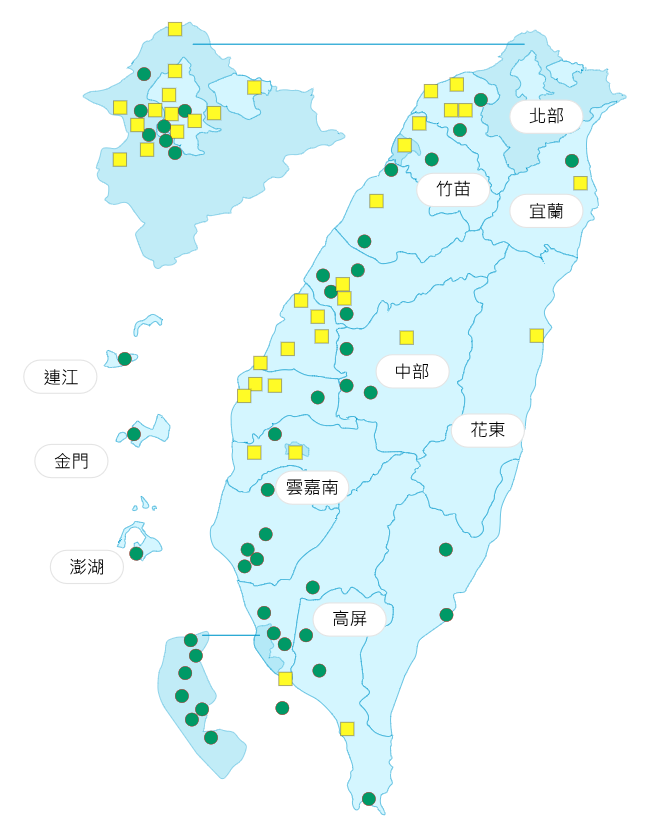 環境部公布各地空氣品質概況。&nbsp;&nbsp;&nbsp;圖：環境部提供