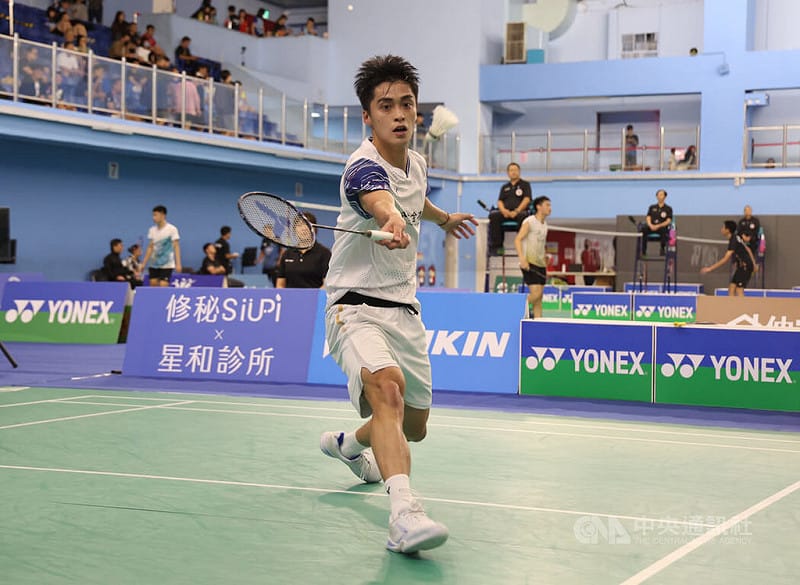 代表合作金庫球團參賽的台灣羽球男單小將黃鈺（見圖），16日在第二次全國羽球排名賽獲得甲組男子單打亞軍。中央社記者黎建忠攝　115年8月16日&nbsp;&nbsp;&nbsp;