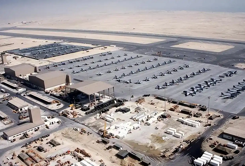 位於巴林南部的謝赫伊薩空軍基地（Sheikh Isa Air Base）。 圖:翻攝自文史道