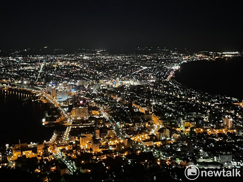 北海道函館夜景。&nbsp;&nbsp;&nbsp;圖：廖于婷/攝（資料照）