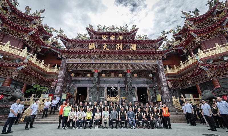  賴清德赴「埔里恒吉宮」參香祈福。圖：總統府提供 