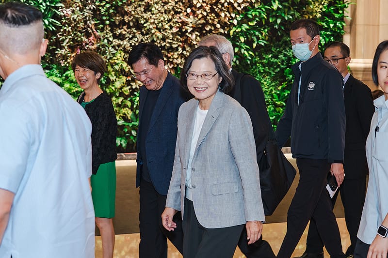 前總統蔡英文、外交部長林佳龍出席李登輝2026音樂會。&nbsp;&nbsp;&nbsp;圖：李登輝基金會提供