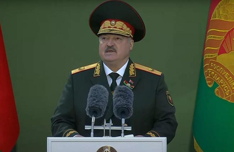 白俄羅斯總統盧卡申科（Alexander Lukashenko）。&nbsp;&nbsp;&nbsp;圖：翻攝自 X  NEXTA