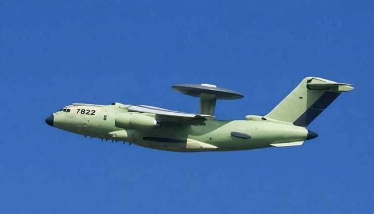 解放軍空警-3000預警機。&nbsp;&nbsp;&nbsp;圖 : 翻攝自零度 Military