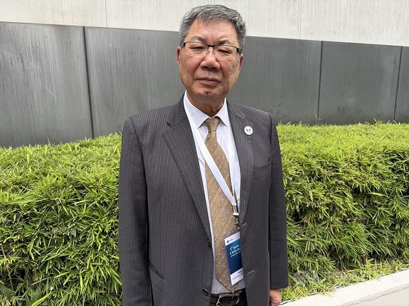 台灣與印度官方、民間代表今天在印度交流，印度期盼與台灣在半導體產業上有更多的合作，印度台商總會總會長陳木騰（圖）則呼籲印度能打造出更友善的投資環境，才能創造出讓雙方有更緊密合作的契機。中央社記者李晉緯班加羅爾攝　115年8月27日&nbsp;&nbsp;&nbsp;圖：中央社提供