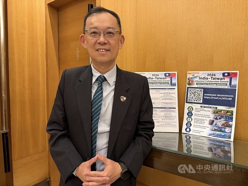 台灣在資通訊技術（ICT）、智慧製造等領域的產業，已經在印度站穩腳步，駐印度代表陳牧民（圖）認為，印度對台灣企業所做的投資非常重視，也希望有更多人能來印度。中央社記者李晉緯班加羅爾攝　115年8月27日&nbsp;&nbsp;&nbsp;圖：中央社提供