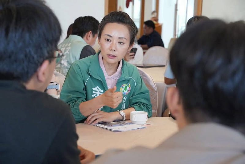 余柷青接棒前市議員林志聰，在新化與山上區擁有穩固基層，其優勢在於區域服務口碑扎實。&nbsp;&nbsp;&nbsp;圖：翻攝余柷青臉書