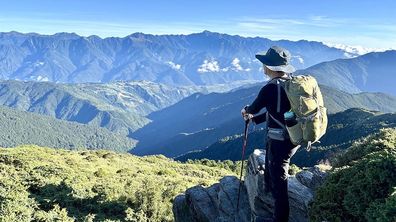 林智堅分享登山照片。&nbsp;&nbsp;&nbsp;圖：翻攝林智堅臉書