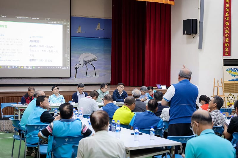 中央、地方單位至永安、彌陀等地區傾聽在地里長及居民心聲。&nbsp;&nbsp;&nbsp;圖：賴瑞隆辦公室／提供
