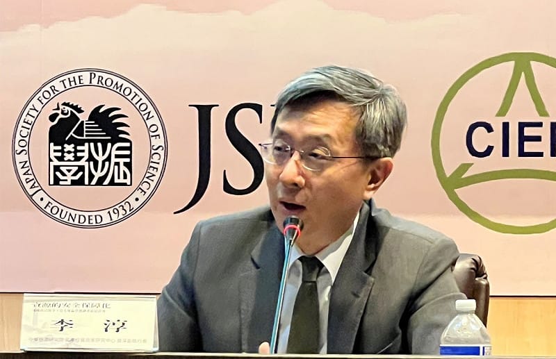 李淳呼籲台日針對美中戰略競爭的「第三國效應」進行交流。&nbsp;&nbsp;&nbsp;圖：王克殷拍攝