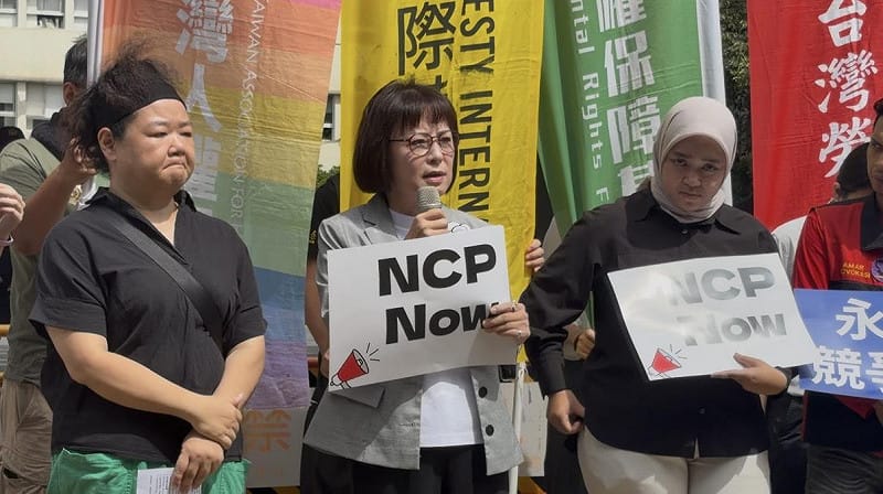  民進黨立委林月琴。 圖：李宣萱/攝 