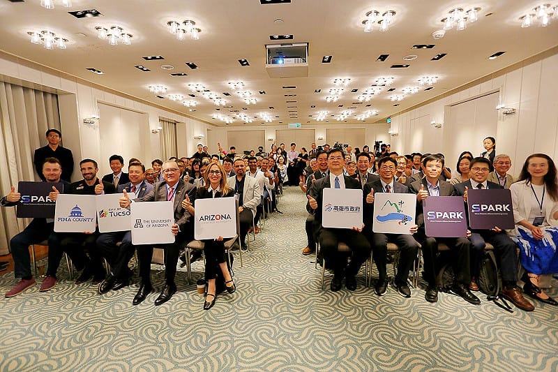 台美逾20家科技企業力挺，高市府、中山大學、亞利桑那大學搶攻矽光子領域。&nbsp;&nbsp;&nbsp;圖：孫家銘／翻攝