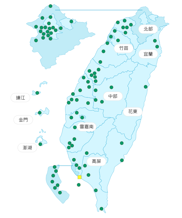 環境部公布各地空氣品質概況。&nbsp;&nbsp;&nbsp;圖：環境部提供