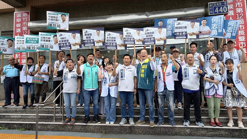 清華大學兼任助理教授何志勇以無黨籍身分登記參選新竹市長。&nbsp;&nbsp;&nbsp;圖：何志勇/提供