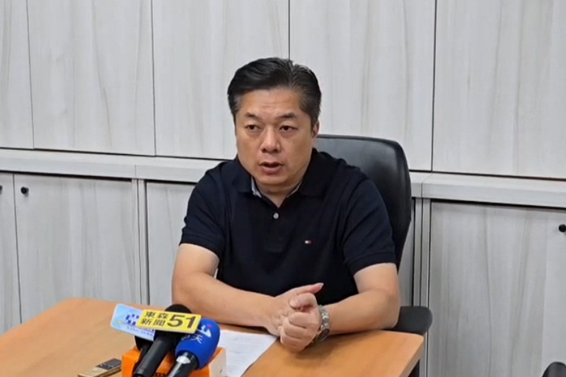  林國漳競選團隊副主委、立法委員陳俊宇痛批吳宗憲是雙面人。 圖：陳俊宇辦公室 提供 
