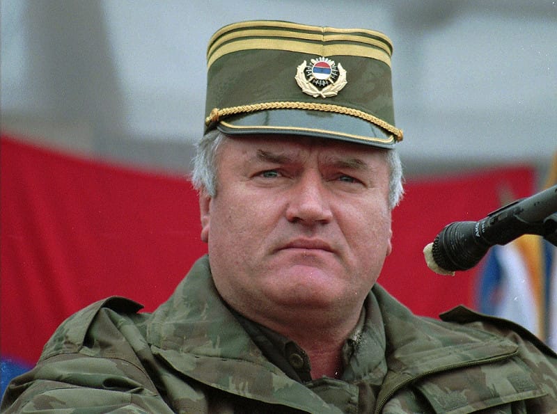 前波士尼亞塞爾維亞共和國軍總司令穆拉迪奇（Ratko Mladić）。&nbsp;&nbsp;&nbsp;圖：翻攝自 X @mfa_russia