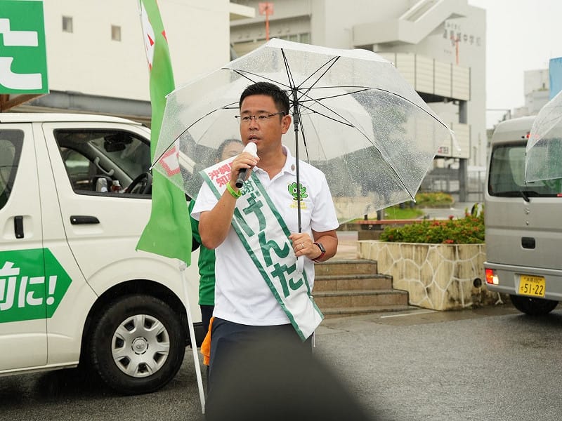  前那霸市副市長古謝玄太。 圖：翻攝自@GentaKoja 
