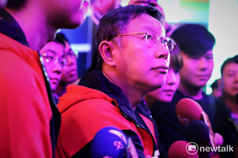 台北市長柯文哲親蒞「WirForce 2017」現場。   圖：蔡幸秀/攝