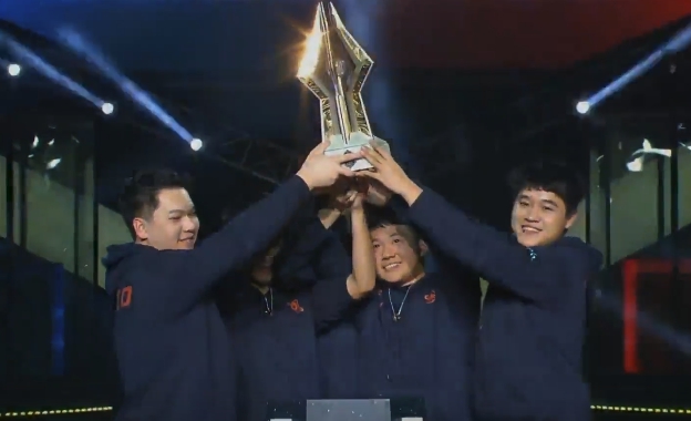 台灣戰隊SMG奪得《傳說對決》國際級最大賽事，亞洲盃國際錦標賽 AIC世界冠軍。   圖：翻攝自Youtube頻道