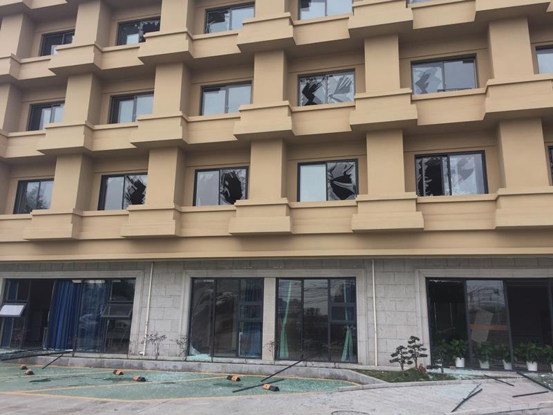 浙江寧波26日也發生爆炸事件，現在寧波市政府下令排查整治分租房屋、待拆遷地等。圖為爆炸案現場照片。   圖 : 翻攝自中新社網頁