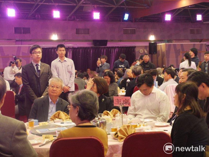 台灣教授協會今天舉行募款餐會。   圖：趙婉淳／攝