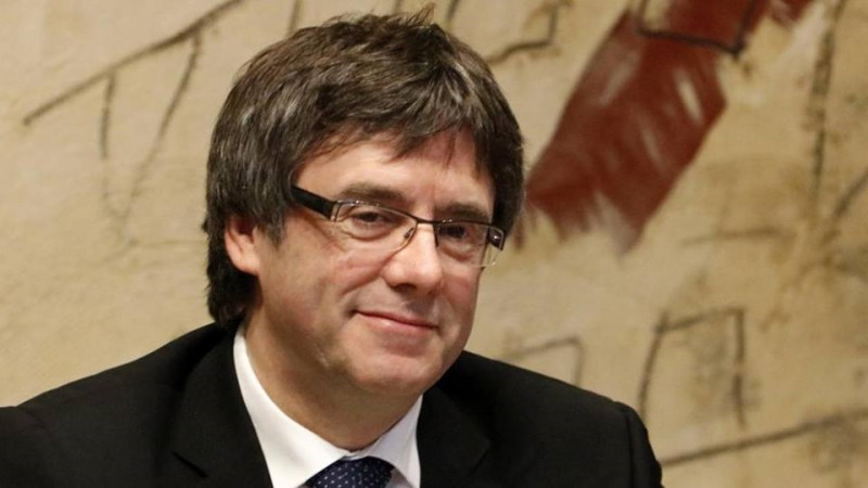 加泰隆尼亞自治區議會選舉預定21日登場，流亡比利時的前自治區主席普伊格蒙特已宣布參選。   圖：翻攝Junts per Catalunya臉書