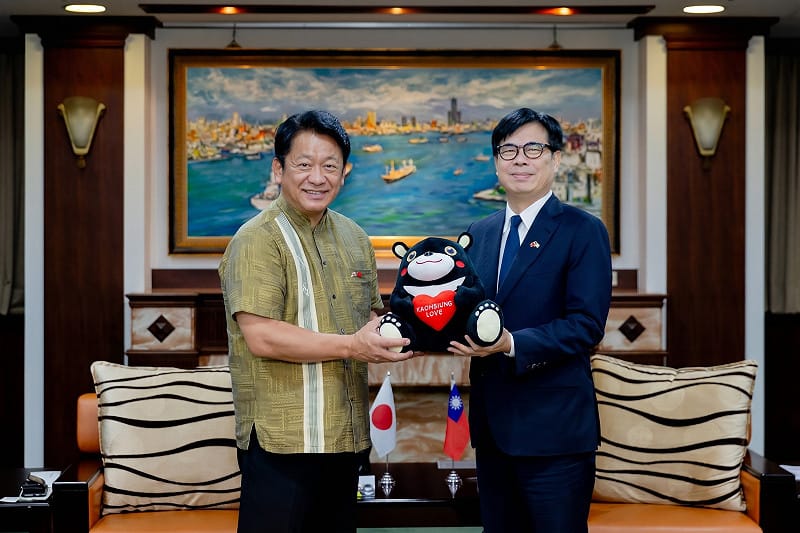 「高雄—石垣島」直航開通　陳其邁會石垣市長深化台日城市交流